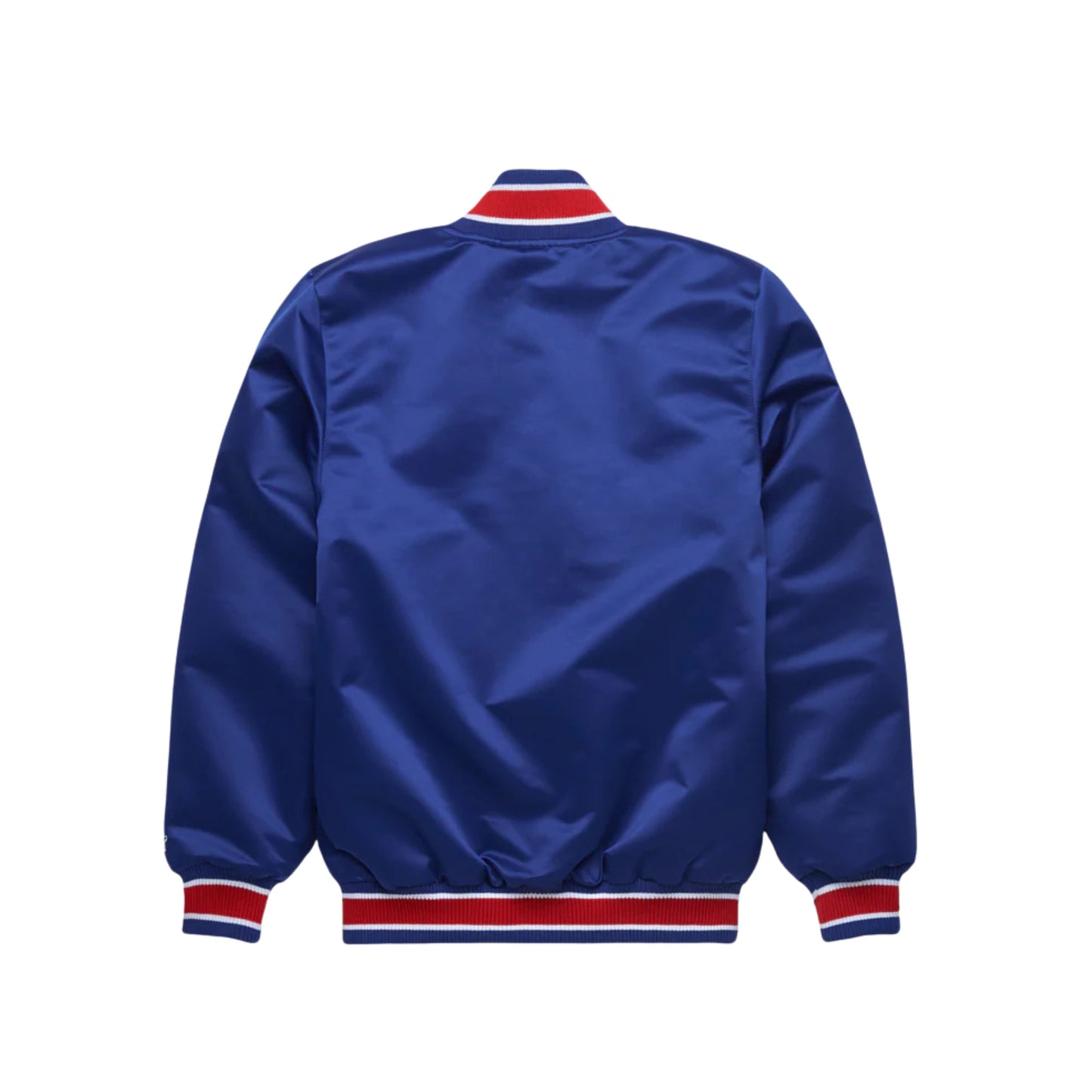 MLB Chicago Cubs Royal Blue Satin Bomber Jacket for Men & Women