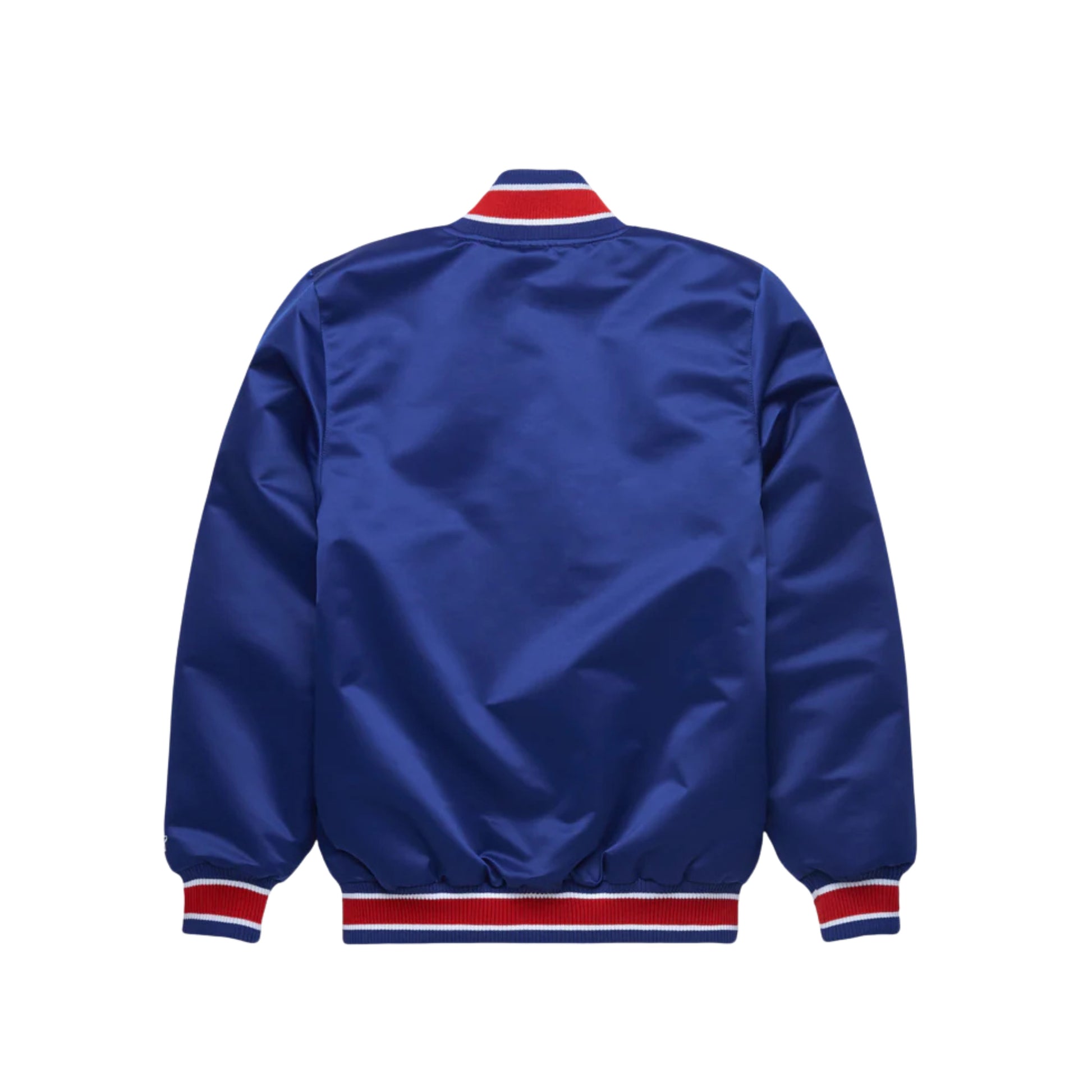 MLB Chicago Cubs Royal Blue Satin Bomber Jacket for Men & Women