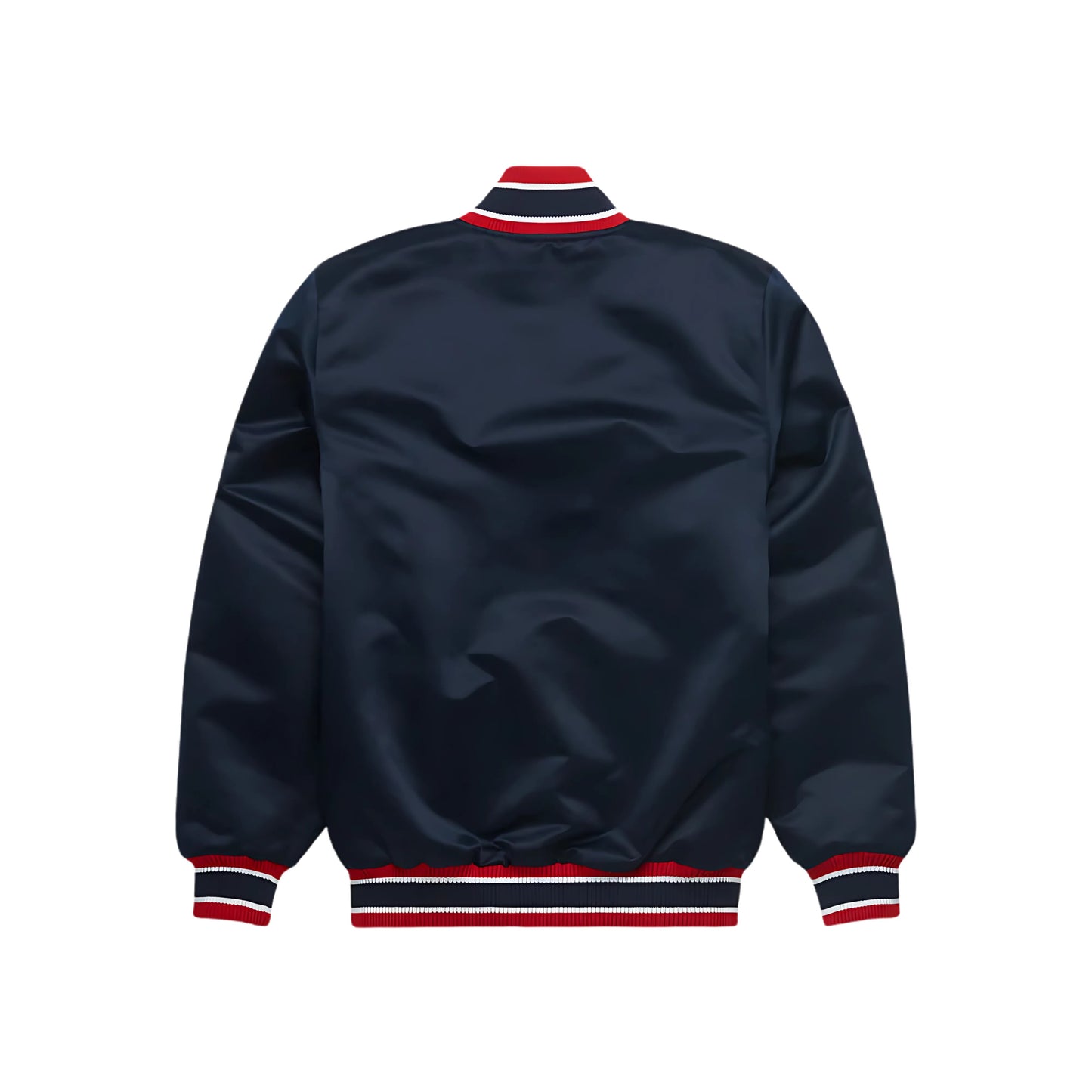 MLB St. Louis Cardinals Navy Blue Satin Bomber Jacket for Men & Women