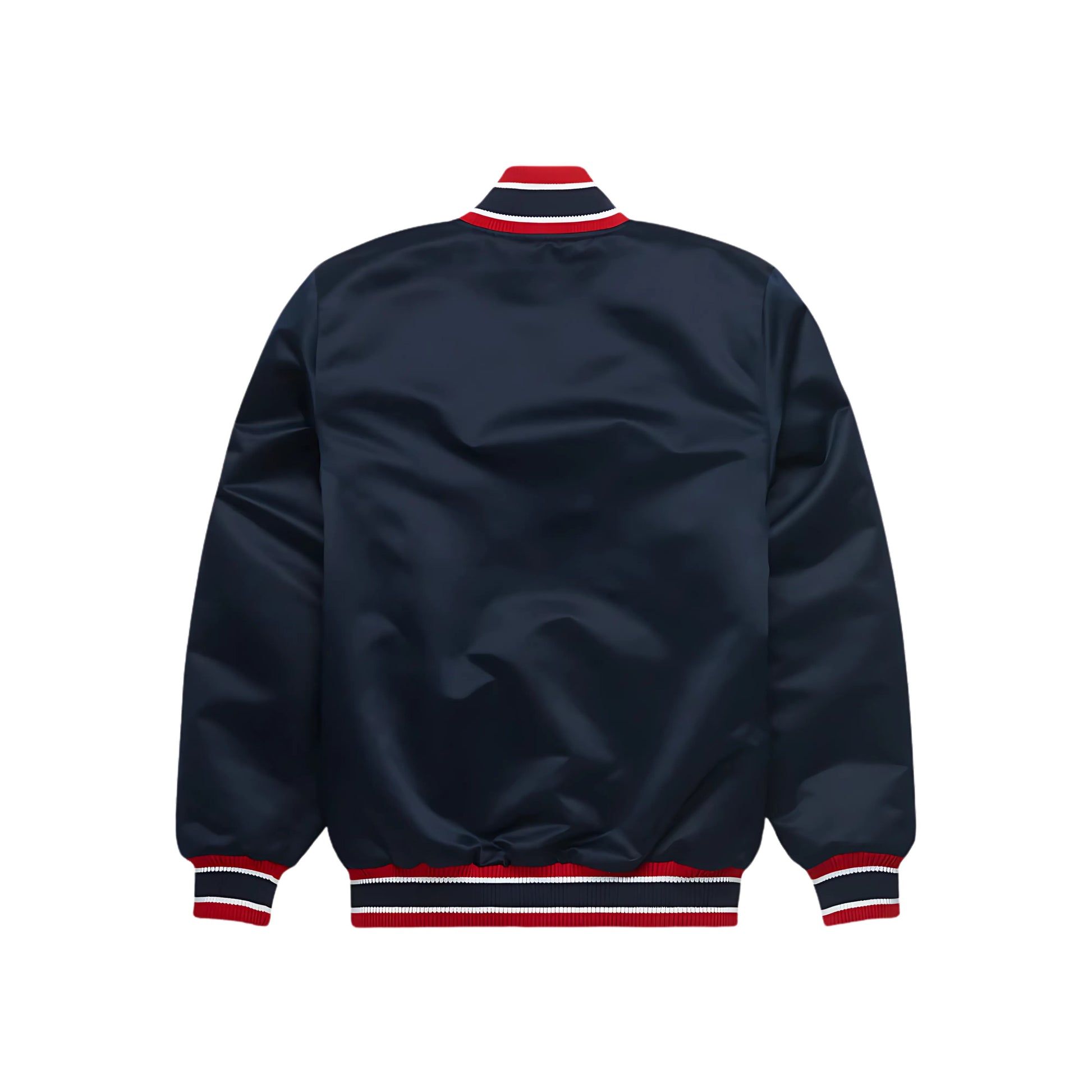 MLB St. Louis Cardinals Navy Blue Satin Bomber Jacket for Men & Women