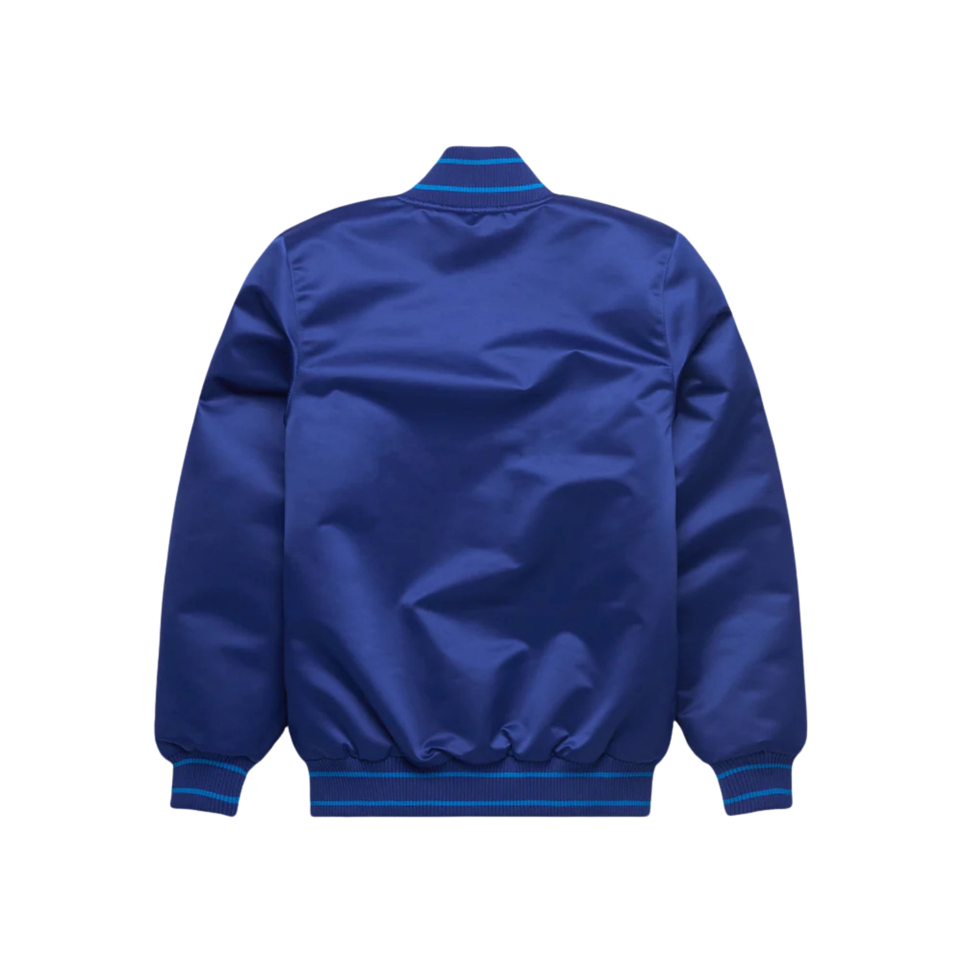 MLB Toronto Blue Jays Royal Blue Satin Bomber Jacket for Men & Women