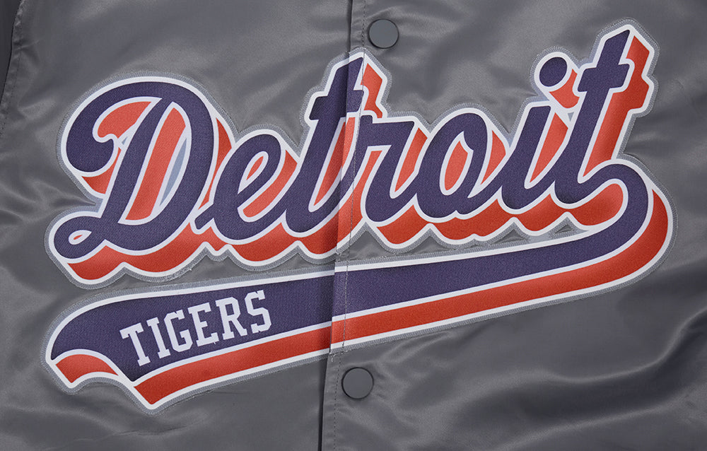 Detroit Tigers logo on a dark gray background
