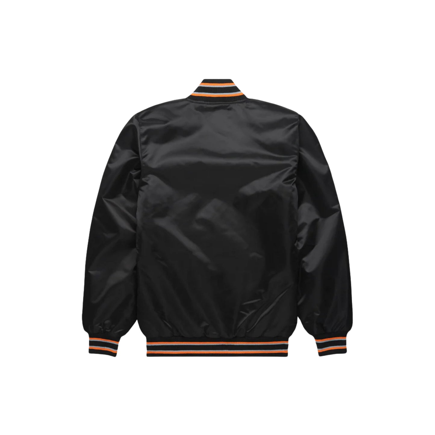 MLB San Francisco Giants Black Satin Bomber Jacket for Men & Women