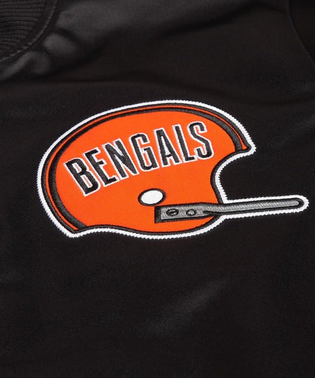 Cincinnati Bengals Embroidered 'Bengals' logo on a black background