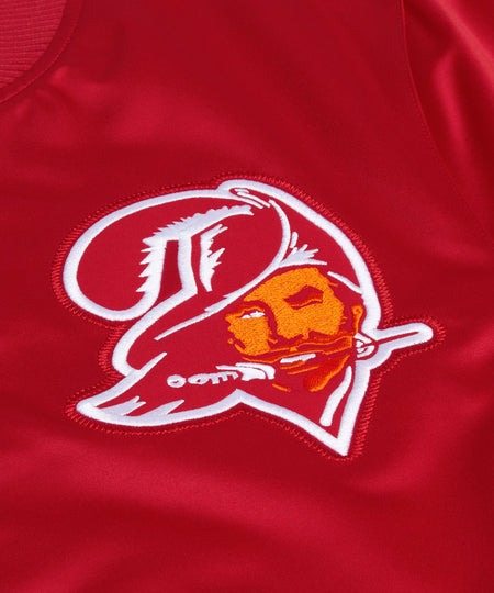 NFL Tampa Bay Buccaneers Red Satin Bomber Jacket for Men & Women